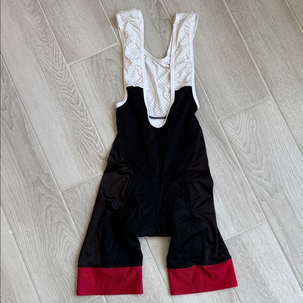 Hincapie Cycling UNISEX Bib Shorts with Red Trim